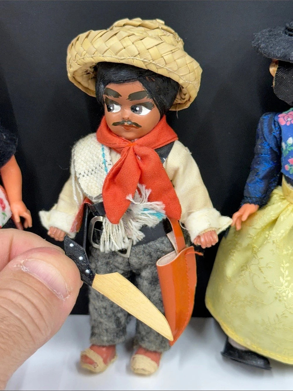 Vintage International Folk Costume Dolls Lot of 4 – 6” Souvenir Collectibles - Picture 4 of 5